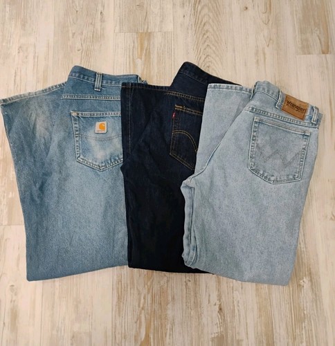 Lot jeans wrangler levis - jeans,