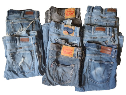 Bulk scrap denim destroyed - denim,