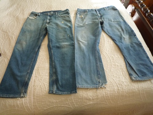 Lot of2 pair worn - mens, jeans