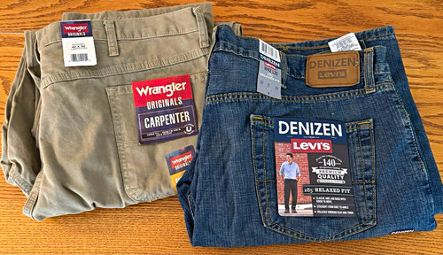 Pair mens jeans pants - jeans, 42x32