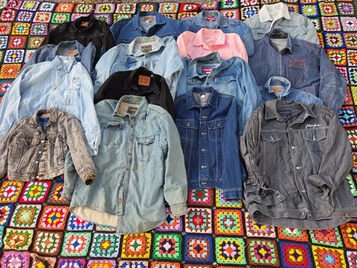 Vintage denim jacket lot - vintage,